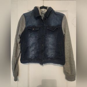 Jean & Cotton Hooded Womens Jacket